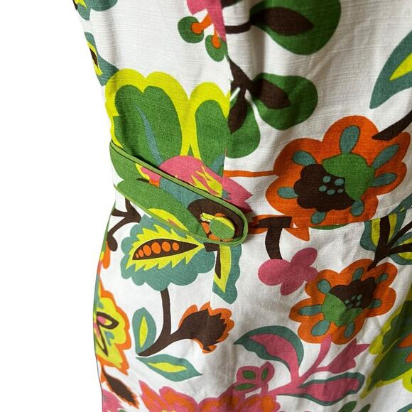 Boden Women's Vintage Mod Sheath Floral Dress Multicolor Size US 6 - Picture 4 of 11
